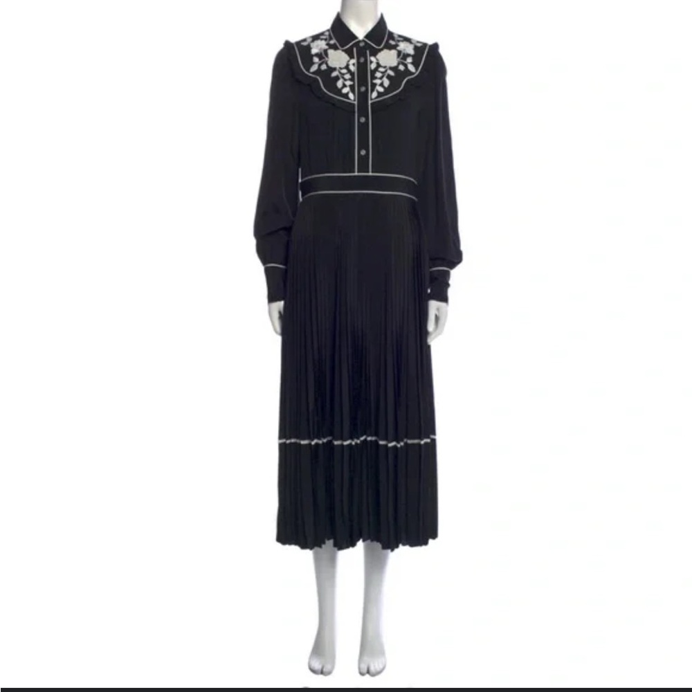 Authentic Kate Spade New York x The Madison Ave. Collection Silk Shirtdress
